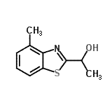 CAS 登录号：57527-89-6， 1-(4-甲基-1,3-苯并噻唑-2-基)乙醇