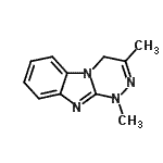 CAS#: 57537-42-5, 1,3-Dimethyl-1,4-Dihydro[1,2,4]Triazino[4,3-a]Benzimidazole