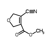 CAS 登录号：57595-24-1， 甲基4-氰基-2,5-二氢-3-呋喃羧酸酯