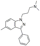CAS 登录号：57614-23-0， N,N-二甲基-3-(5-甲基-3-苯基吲唑-1-基)丙-1-胺
