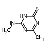 CAS 登录号：57639-43-7， 4-甲基-6-(甲基氨基)-1,3,5-三嗪-2(1H)-硫酮