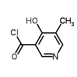 CAS 登录号：57658-56-7， 4-羟基-5-甲基烟酰氯化物