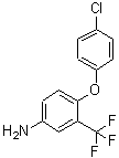 CAS 登录号：57688-17-2， 4-(4-氯苯氧基)-3-(三氟甲基)苯胺