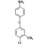 CAS 登录号：57688-18-3， 4-(4-氯-3-甲基苯氧基)苯胺