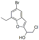 CAS 登录号：57704-13-9， 1-(5-溴-7-乙基-1-苯并呋喃-2-基)-2-氯乙醇