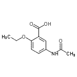 CAS 登录号：578-11-0， 5-乙酰氨基-2-乙氧基-苯甲酸