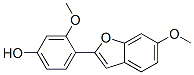 CAS 登录号：57800-41-6， 3-甲氧基-4-(6-甲氧基苯并呋喃-2-基)苯酚