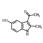 CAS#: 57827-05-1, 1-(5-Hydroxy-2-Methyl-1H-Indol-3-Yl)Ethanone