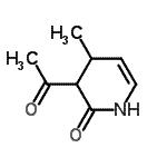 CAS 登录号：57839-75-5， 3-乙酰基-4-甲基-3,4-二氢-2(1H)-吡啶酮