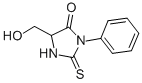 CAS 登录号：5789-22-0， 5-羟基甲基-3-苯基-2-硫代-咪唑烷-4-酮