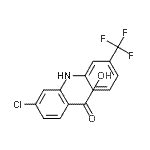 CAS 登录号：579-87-3， 4-氯-2-{[3-(三氟甲基)苯基]氨基}苯甲酸