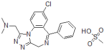 CAS#: 57938-82-6, Adinazolam Mesylate