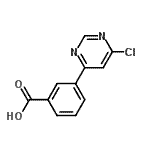 CAS 登录号：579476-50-9， 3-(6-氯-4-嘧啶基)苯甲酸