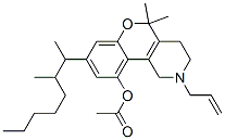 CAS#: 58019-92-4, 1,2,3,4-Tetrahydro-5,5-Dimethyl-8-(1,2-Dimethylheptyl)-10-Acetyloxy-2-(2-Propenyl)-5H-[1]Benzopyrano[4,3-c]Pyridine