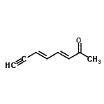 CAS 登录号：58064-23-6， (3E,5E)-3,5-辛二烯-7-炔-2-酮