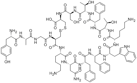 CAS 登录号：58100-03-1， 酪氨酰-丙氨酰-甘氨酰-半胱氨酰-赖氨酰-天冬氨酰胺酰-苯丙氨酰-苯丙氨酰-色氨酰-赖氨酰-苏氨酰-苯丙氨酰-苏氨酰-丝氨酰-半胱氨酸