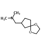 CAS 登录号：58101-56-7， 1-(1,4-二氧杂螺[4.4]壬-7-基)-N,N-二甲基甲胺