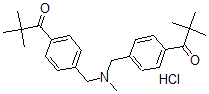 CAS 登录号：58101-75-0， N,N-二(4-特戊酰苄基)甲胺盐酸盐
