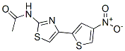 CAS 登录号：58139-53-0， N-[4-(4-硝基-2-噻吩基)-2-噻唑基]乙酰胺