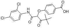 CAS#: 58161-93-6, 2-(4-Carboxyphenoxy)-2-Pivaloyl-2',4'-Dichloroacetanilide