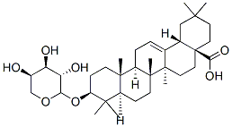 CAS 登录号：58163-30-7， 3-O-阿拉伯吡喃糖基齐墩果酸