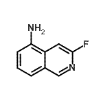 CAS#: 581813-05-0, 3-Fluoro-5-Isoquinolinamine