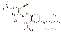 CAS#: 58204-91-4, N-[2-[(2-Chloro-6-Cyano-4-Nitrophenyl)Azo]-5-[(3-Methoxybutyl)(2-Methoxyethyl)Amino]Phenyl]Acetamide
