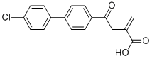 CAS 登录号：58211-82-8， 2-[2-(4'-氯-联苯-4-基)-2-氧代-乙基]丙烯酸