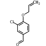 CAS 登录号：58236-91-2， 4-(烯丙氧基)-3-氯苯甲醛