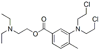 CAS#: 58278-35-6, 3-[Bis(2-Chloroethyl)Amino]-p-Toluic Acid 2-(Diethylamino)Ethyl Ester