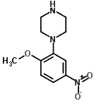 CAS 登录号：58315-37-0， 1-(2-甲氧基-5-硝基苯基)哌嗪