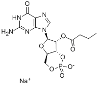 CAS#: 58329-72-9, 2'-O-Butyrylguanosine cyclic-3',5'-phosphate sodium salt