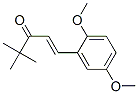 CAS 登录号：58344-30-2， 1-(2,5-二甲氧基苯基)-4,4-二甲基-1-戊烯-3-酮