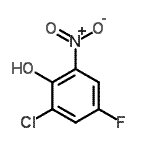 CAS#: 58348-98-4, 2-Chloro-4-Fluoro-6-Nitrophenol