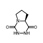 CAS 登录号：583845-23-2， (8aS)-六氢吡咯并[1,2-d][1,2,4]三嗪-1,4-二酮