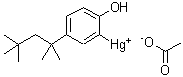 CAS#: 584-18-9, 2-Hydroxy-5-(1,1,3,3-Tetramethylbutyl)Phenylmercury Acetate