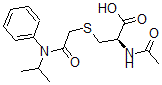 CAS 登录号：58403-00-2， 2-(乙酰半胱氨酸)-N-异丙基乙酰苯胺