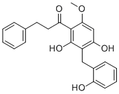 CAS#: 58449-06-2, 1-[2,4-Dihydroxy-3-[(2-Hydroxyphenyl)Methyl]-6-Methoxyphenyl]-3-Phenyl-1-Propanone