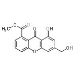 CAS#: 58450-01-4, Methyl 8-Hydroxy-6-(Hydroxymethyl)-9-Oxo-9H-Xanthene-1-Carboxylate