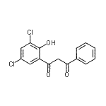 CAS 登录号：58483-28-6， 1-(3,5-二氯-2-羟基苯基)-3-苯基-1,3-丙烷二酮