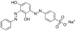 CAS#: 5850-13-5, Sodium 4-[[2,4-Dihydroxy-3-(Phenylazo)Phenyl]Azo]Benzenesulphonate