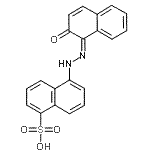 CAS#: 5850-93-1, 5-[(2Z)-2-(2-Oxo-1(2H)-Naphthalenylidene)Hydrazino]-1-Naphthalenesulfonic Acid