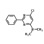 CAS#: 58514-86-6, 6-Chloro-N,N-Dimethyl-2-Phenyl-4-Pyrimidinamine