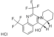 CAS#: 58560-52-4, (R*,R*)-(2,8-Bis-Trifluoromethyl-Quinolin-4-Yl)-Piperidin-2-Yl-Methanol Hydrochloride
