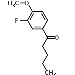 CAS 登录号：586-20-9， 1-(3-氟-4-甲氧基苯基)-1-戊酮