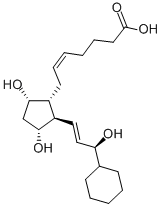CAS#: 58611-97-5, (5Z)-7-[(1R,2R,3R,5S)-2-[(1E,3S)-3-Cyclohexyl-3-hydroxy-1-propenyl]-3,5-dihydroxycyclopentyl]-5-Heptenoic Acid