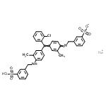 CAS 登录号：5863-49-0， 钠3-[({4-[(2-氯苯基){3-甲基-4-[(3-磺基苄基)氨基]苯基}亚甲基]-2-甲基-2,5-环己二烯-1-亚基}氨基)甲基]苯磺酸酯