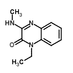 CAS 登录号：586348-21-2， 1-乙基-3-(甲基氨基)-2(1H)-喹喔啉酮