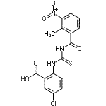 CAS#: 586392-50-9, 5-Chloro-2-{[(2-Methyl-3-Nitrobenzoyl)Carbamothioyl]Amino}Benzoic Acid
