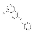 CAS 登录号：58662-54-7， 5-(苄氧基)-2-硝基苯甲醛